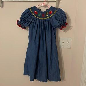 ABC smocked dress